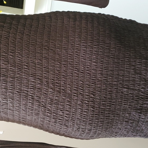 TRIXXI GIRL, SMOCKED‎ TEXTURED DRESS. NWT,  black, stretch. Size XL - Picture 6 of 13